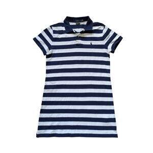 Polo by Ralph Lauren Striped Navy and White Mini Dress
